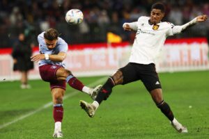 Manchester United vandt lørdag over Aston Villa i en træningskamp