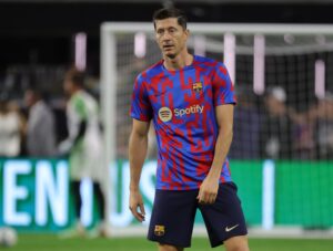 Robert Lewandowski FC Barcelona leder
