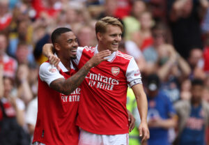 Gabriel Jesus Arsenal Martin Ødegaard mål duo