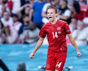 Mikkel Damsgaard har været til lægetjek i Brentford