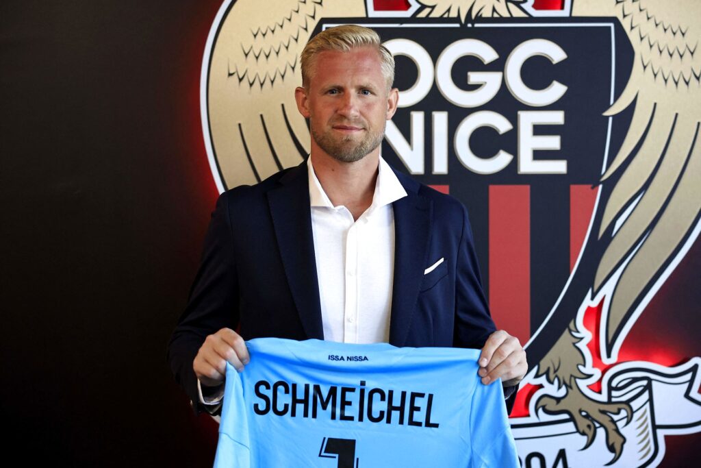 Kasper Schmeichel, Nice, Leicester.