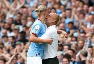 Guardiola Erling Haaland Manchester City