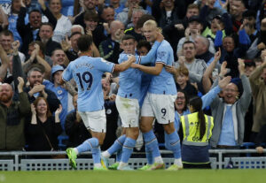 Manchester City Guardiola Julian Alvarez.