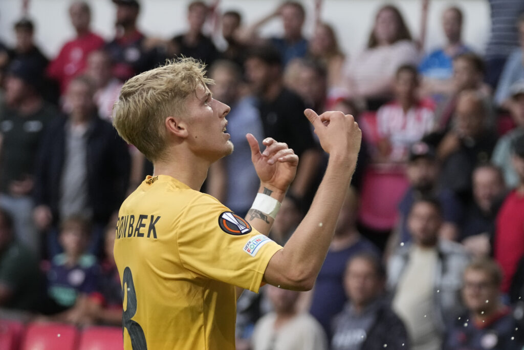 Albert Grønbæk Bodø Glimt scoring PSV