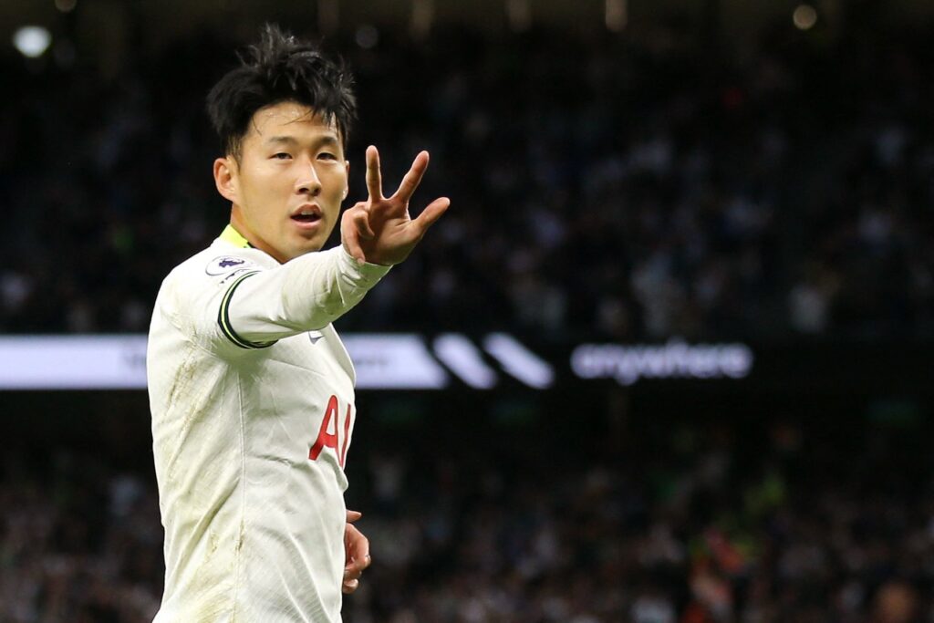 Son Heung-Min Tottenham hattrick Leicester