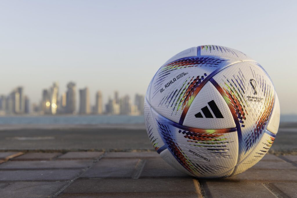 VM-bolden fra VM 2022 i Qatar.