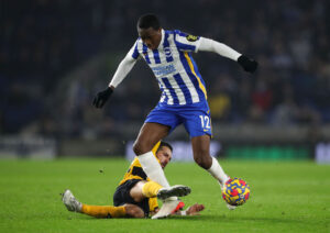 Enock Mwepu, Brighton, Premier Leaugue.