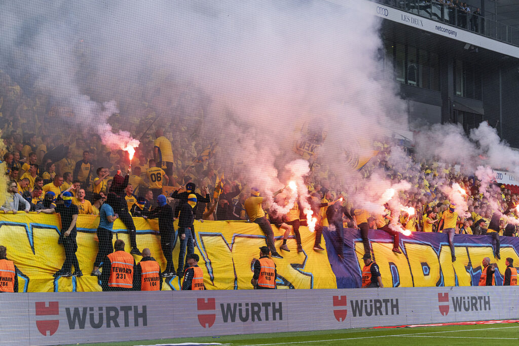 Brøndby opfordrer sine fans til IKKE at tage med til udekampene i efteråret 2022.