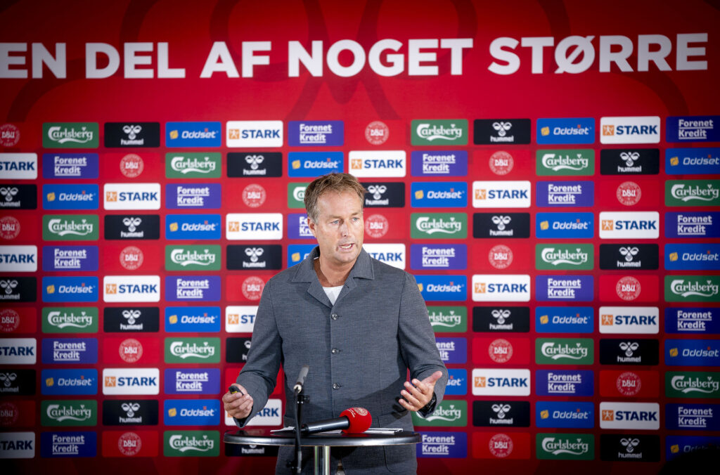 Kasper Hjulmand har været landstræner for Danmark siden 2020.