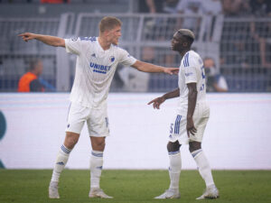 Andreas Cornelius er tilbage i F.C. København-truppen til klubbens opgør mod Sevilla i Champions League. Jacob Neestrup.