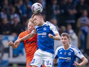 Alfred Finnbogason langtidsskadet for Lyngby efter kampen mod Viborg.