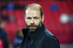 Andreas Alm har ikke Mads Frøkjær med, når OB spiller mod Silkeborg IF i Superligaen