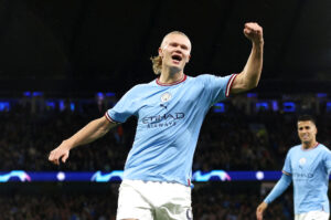 Haaland scorer kassen i Manchester City.