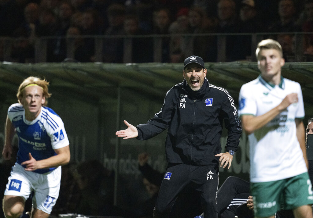 Freyr Alexandersson mener ikke, at Lyngby var heldige i Superliga-kampen imod Viborg FF.