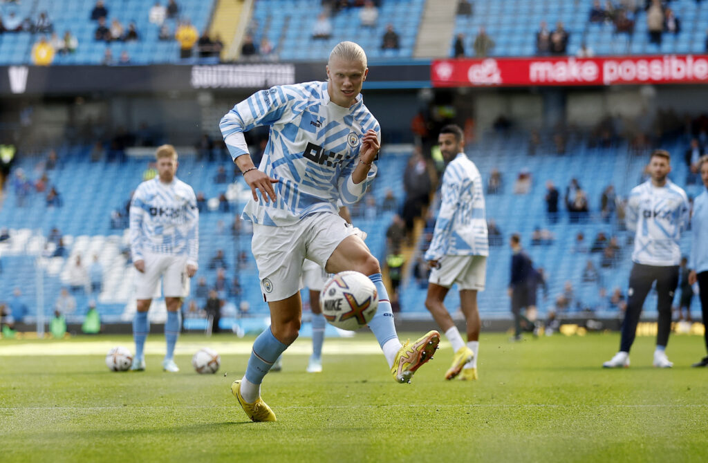 Erling Haaland og Manchester City skal forsøge at fortsætte den gode form mod Southampton i Premier League.