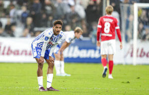 Charly Nouck Horneman i kamp mod Silkeborg IF.