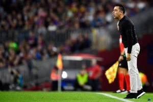 Frustreret Xavi i spidsen for FC Barcelona mod Inter i Champions League.