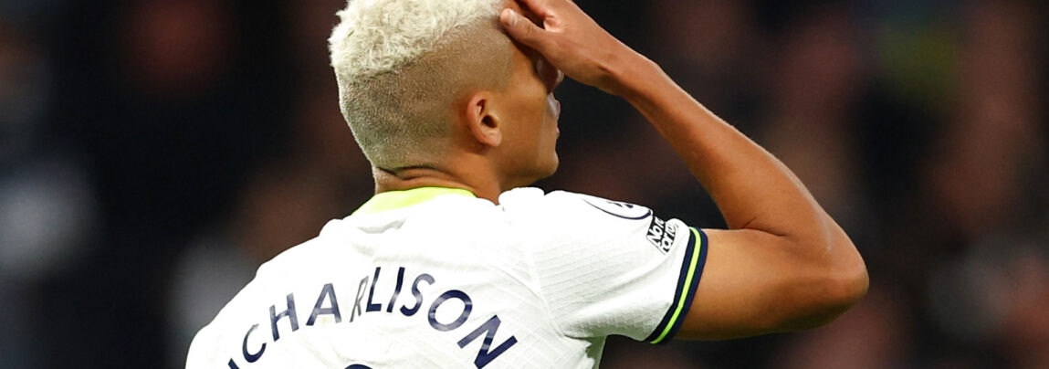 Richarlison frygter at misse VM efter at være blevet skiftet ud for Tottenham Hotspur