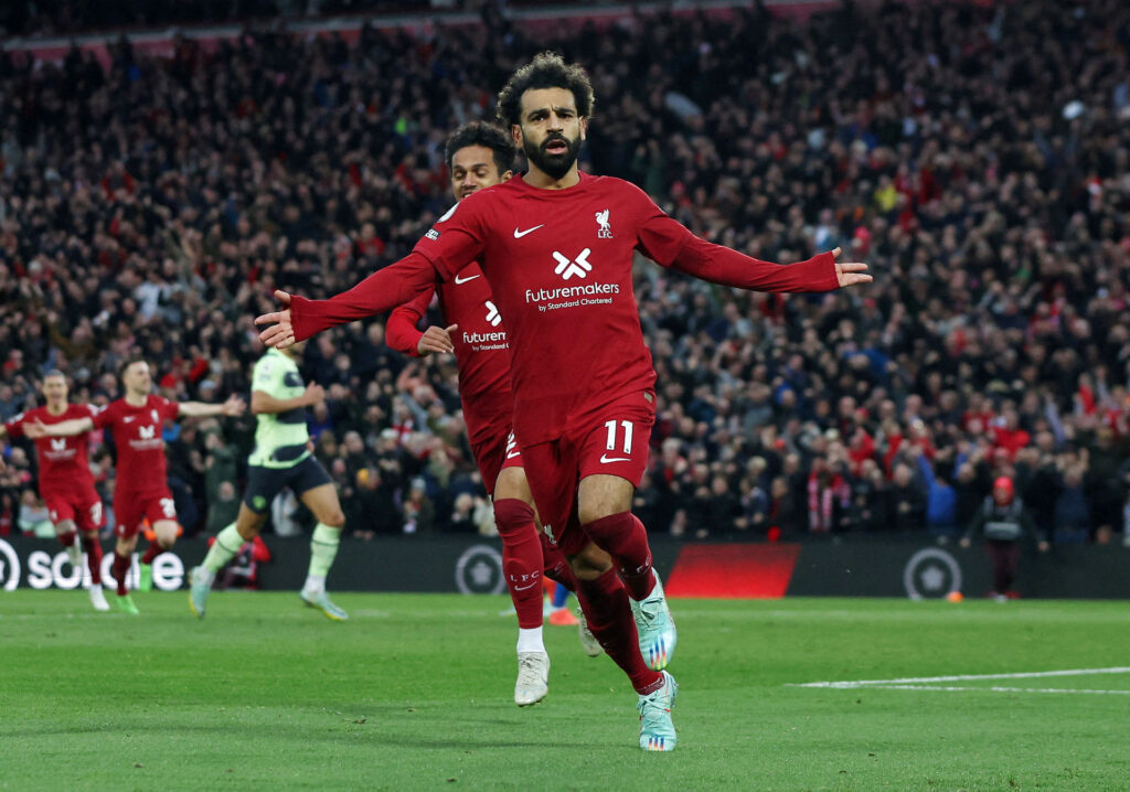 Mohamed Salah scorede til 1-0 og afgjorde kampen mod Manchester City søndag aften