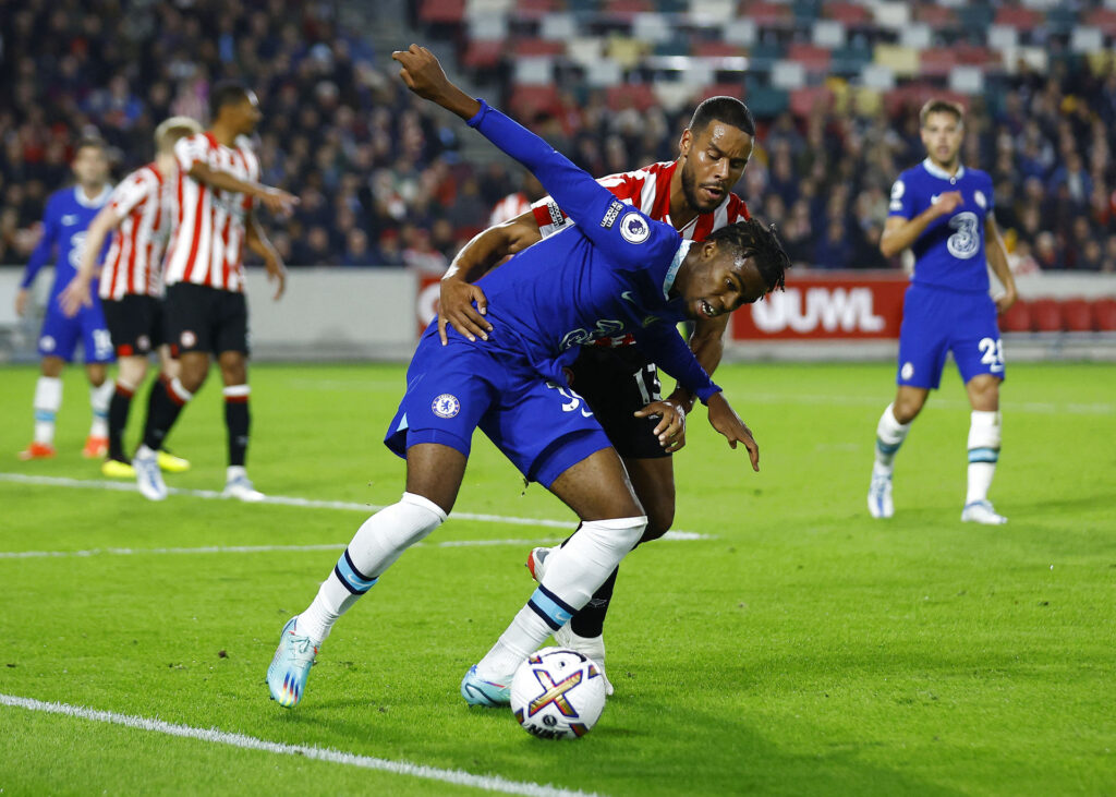 Premier League-kampen mellem Thomas Franks Brentford og Chelsea endte uafgjort.