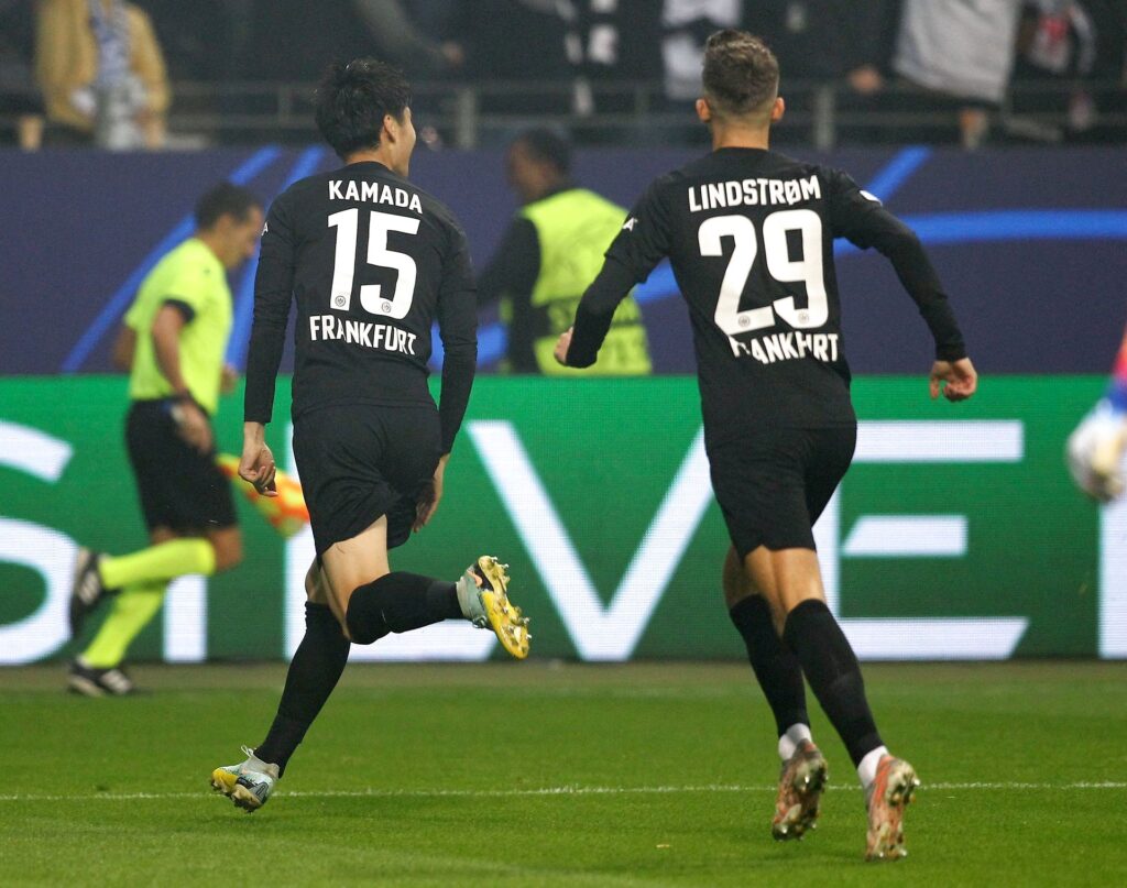 Jesper Lindstrøm og Frankfurt spiller imod Marseille i Champions League.