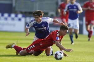 AGF og Lyngby viste ikke særlig god fodbold søndag eftermiddag i Superligaen