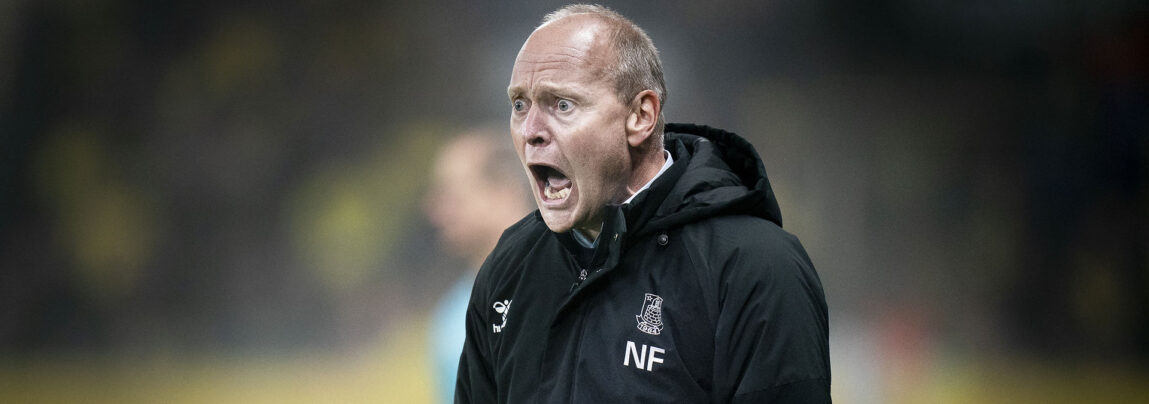Brøndbys Niels Frederiksen er pisse ligeglad med spillet efter de tre point mod AaB.