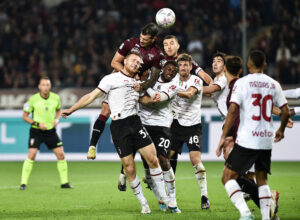 AC Milan spillede imod Torino i Serie A.