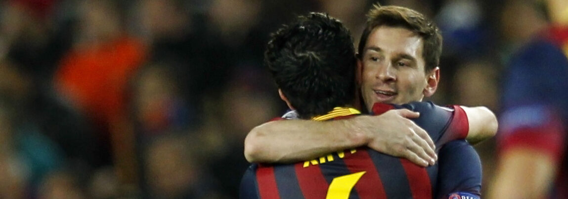 Messi, Xavi, Ronaldo.
