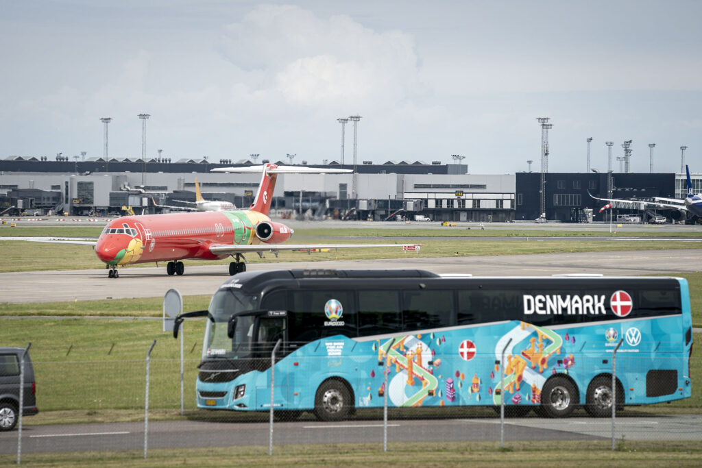 Danmark i lufthavnen