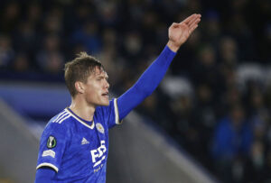 Jannik Vestergaard blev indskiftet, da Leicester vandt i Carabao Cuppen.