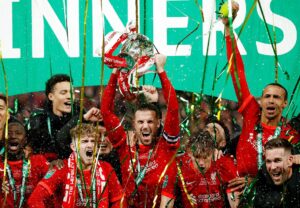 Liverpool jubler over Carabao Cup-sejren over Chelsea.