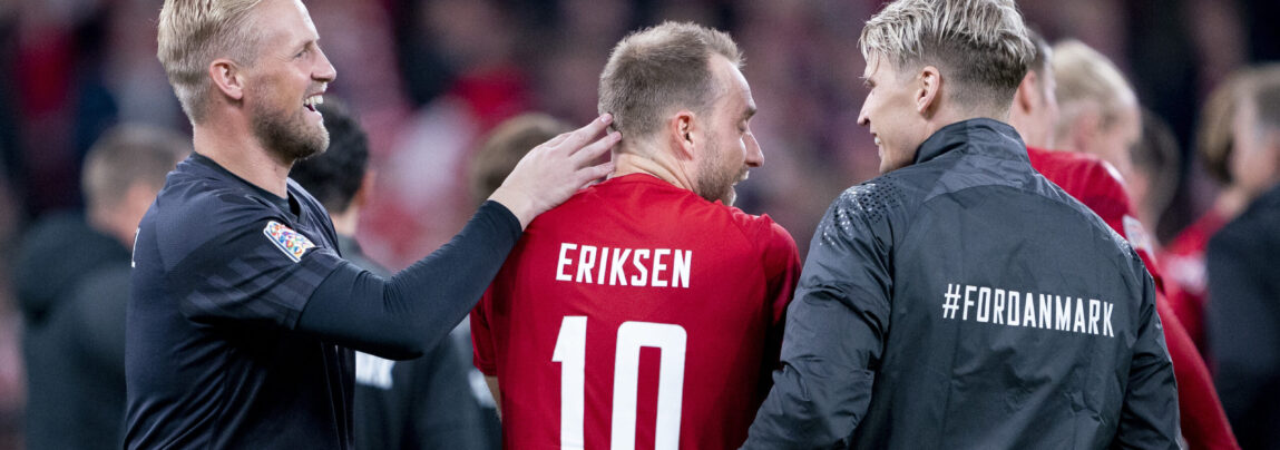 Christian Eriksen ifører sig som vanligt nummer 10 for Danmark ved VM