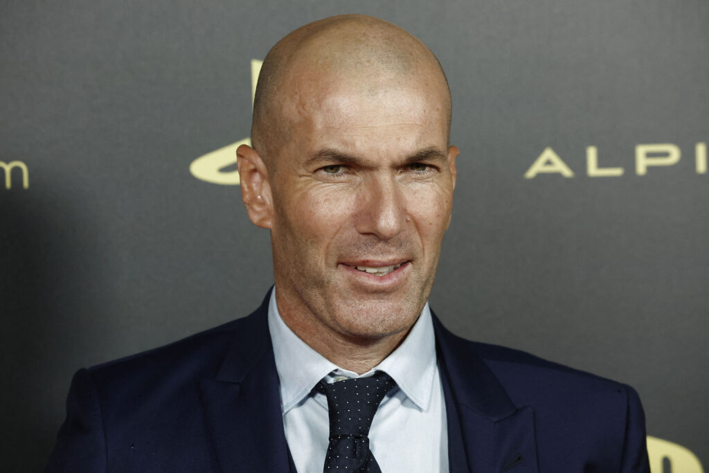 Zinedine Zidane til Ballon d'Or-uddelingen.