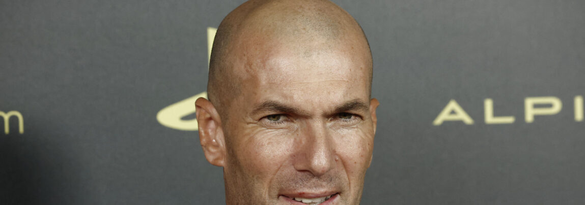 Zinedine Zidane til Ballon d'Or-uddelingen.