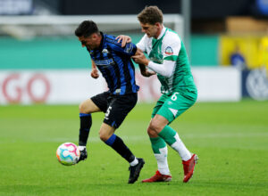 Jens Stage har svært ved at bide sig fast som starter i Werder Bremen