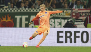 Oliver Christensen var irriteret over målene som Hertha BSC lukkede ind i Bundesliga-kampen imod Bayern München.