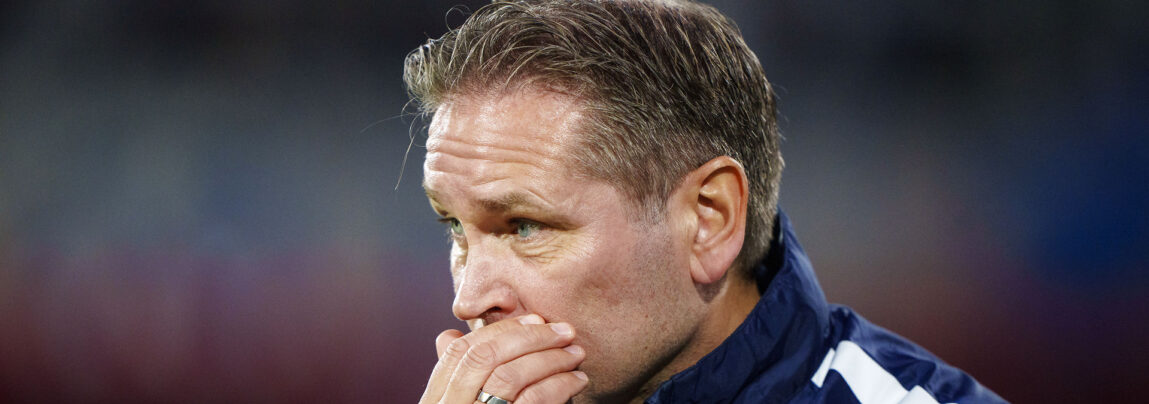 Thomas Thomasberg sætter ord på det ydmygende 5-1-nederlag mod AC Horsens i Superligaen.
