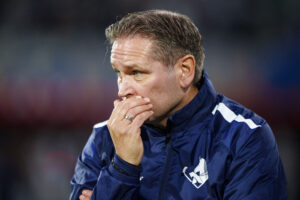 Thomas Thomasberg sætter ord på det ydmygende 5-1-nederlag mod AC Horsens i Superligaen.