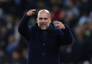 Pep Guardiola gjorde grin med Zlatan på pressemødet før Manchester Citys kamp mod Fulham