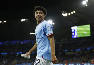 Rico Lewis, Manchester City, Rico Lewis mål, hvem er Rico Lewis, Manchester City-Sevilla highlights, højdepunkter Champions League.