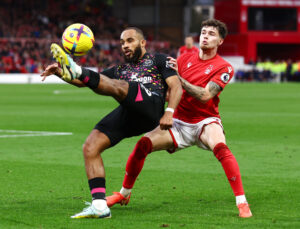 Brentford spillede Premier League-kamp imod Nottingham Forest.