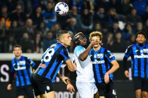 Med Joakim Mæhle og Rasmus Højlund i startopstilling tog Atalanta imod Napoli i Serie A.