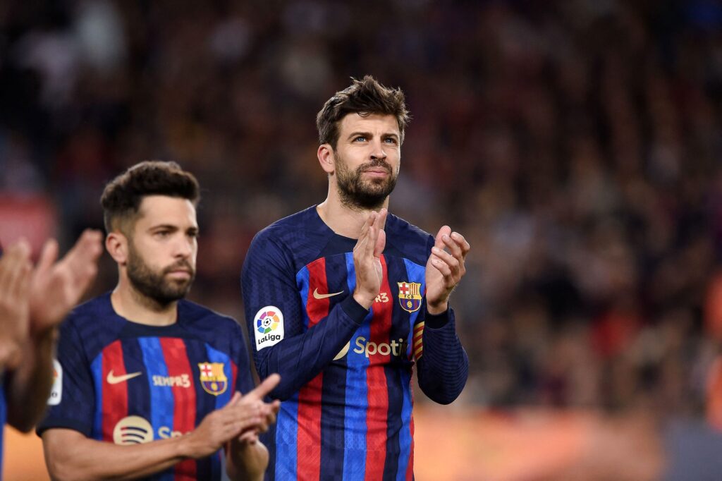 Gerard Pique tog afsked med Camp Nou i sin sidste kamp for FC Barcelona.