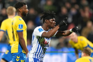 Emmanuel Sabbi bragte OB på 1-1 efter en flot scoring mod Brøndby