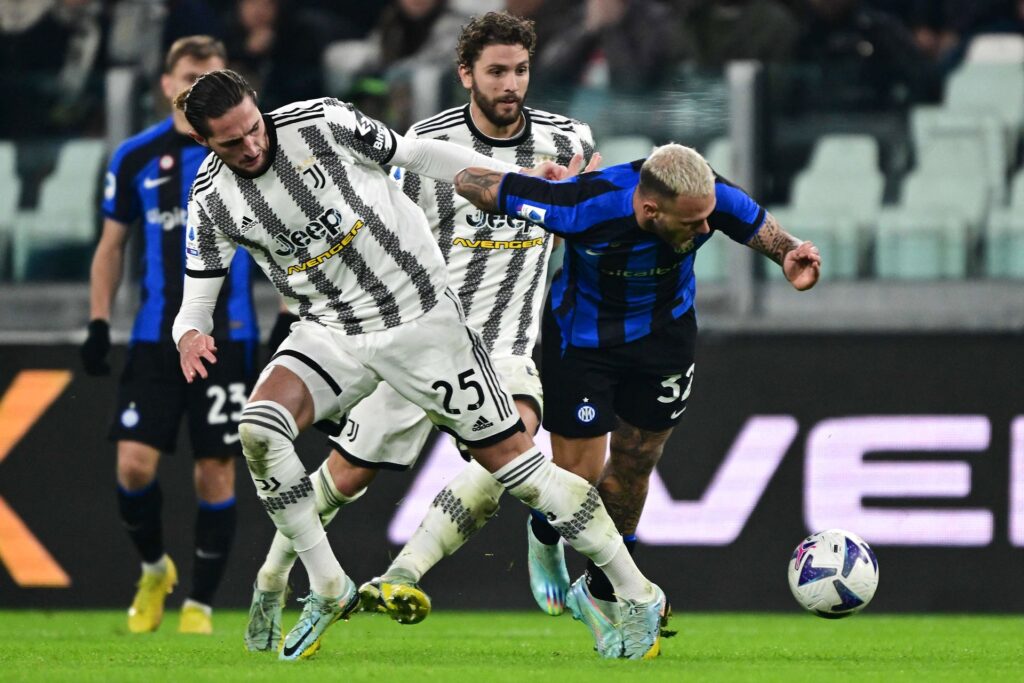 Adrien Rabiot scorede for Juventus i Serie A-kampen mod Inter.