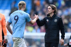 Thomas Frank, Brentford, Manchester City, Premier League.