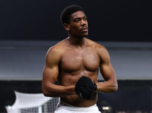 Anthony Martial røg tidligere på ugen i karambolage med en af Manchester Uniteds ungdomsspillere under en træning.