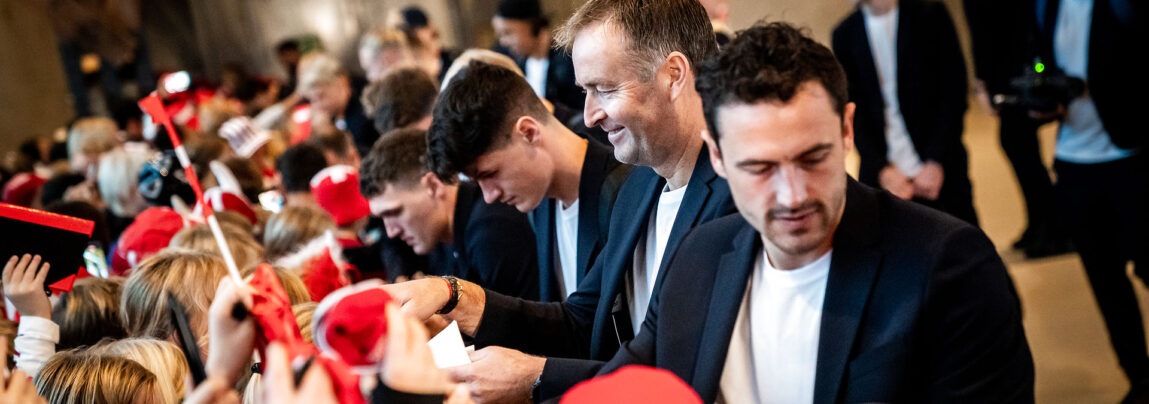 Danmarks rygnumre ved VM-slutrunde er klar