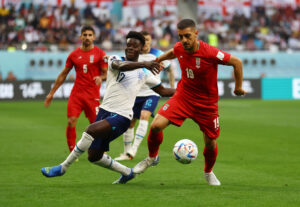 England mod Iran VM 2022 i Qatar. Gruppe B